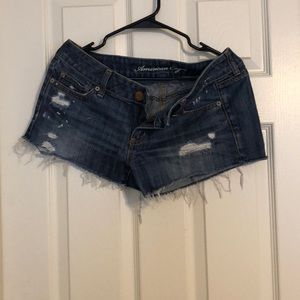 AE fringed short shorts